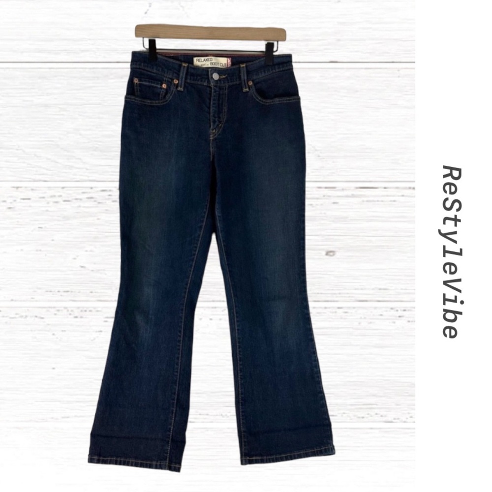 LEVI’S Women’s Size 8S 8 SHORT Denim Jeans 550 Relaxed Fit Bootcut Style Stretch
